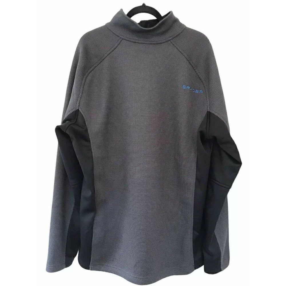Spyder Outbound Half Zip Gray Pullover Sweater Xxl - image 4